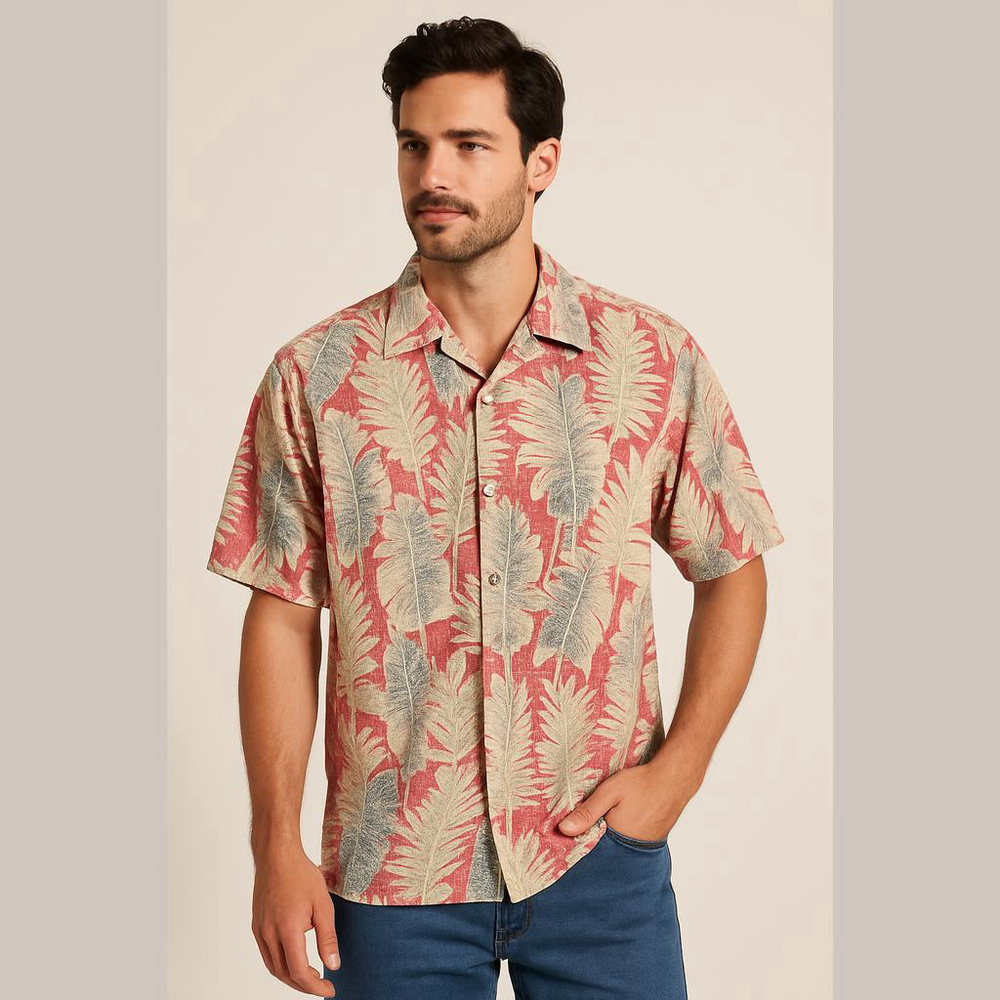 Cooke St Hawaiian Shirt Men's XL Tropical Palm